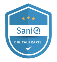 SaniQ Digitalpraxis-Siegel